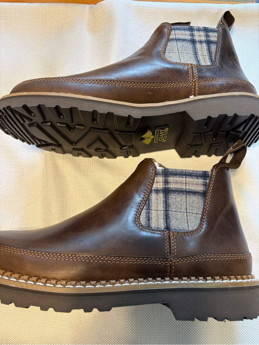 Georgia Boot Women’s Brown Slip-On Chelsea Boots - Picture 6 of 8